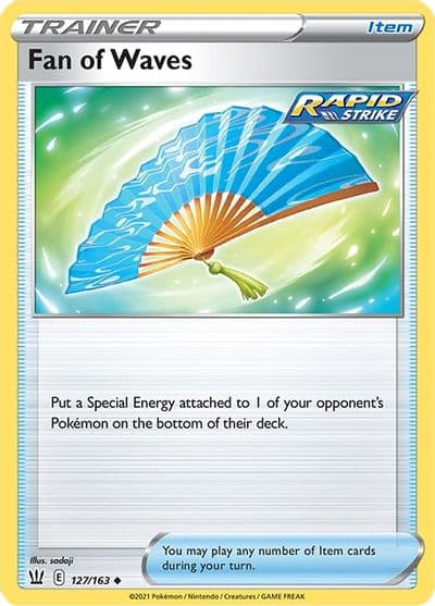 Fan of Waves SWSH05: Battle Styles Pokemon card