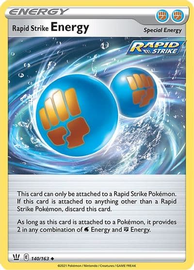 Rapid Strike Energy SWSH05: Battle Styles Pokemon card