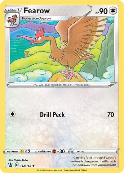 Fearow SWSH05: Battle Styles Pokemon card