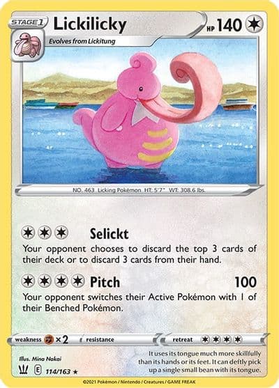 Lickilicky SWSH05: Battle Styles Pokemon card