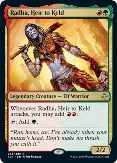 Radha Heir to Keld Time Spiral: Remastered Magic card