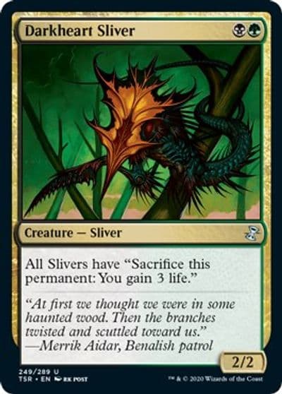Darkheart Sliver Time Spiral: Remastered Magic card