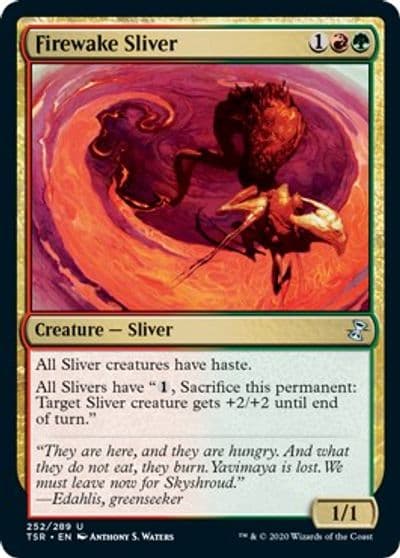 Firewake Sliver Time Spiral: Remastered Magic card