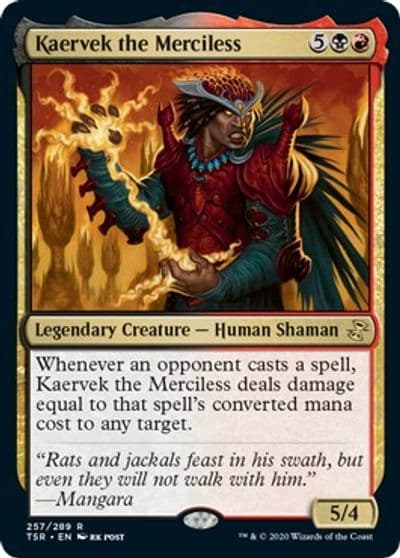 Kaervek the Merciless Time Spiral: Remastered Magic card