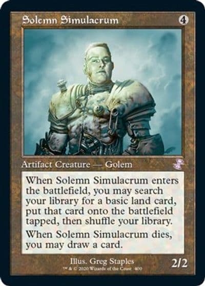 Solemn Simulacrum Time Spiral: Remastered Magic card