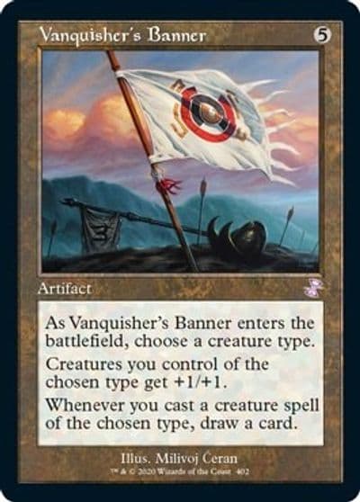 Vanquishers Banner Time Spiral: Remastered Magic card