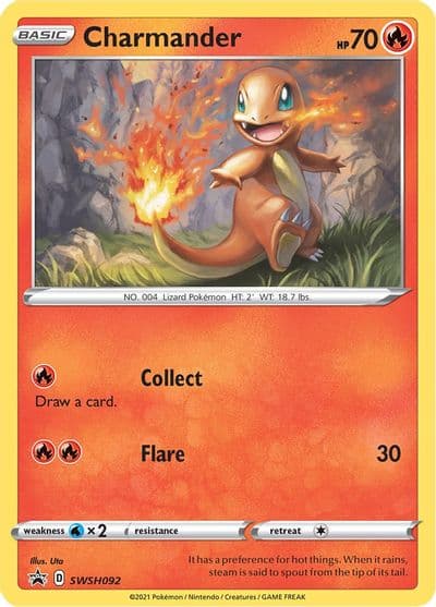 Charmander - SWSH092 SWSH: Sword & Shield Promo Cards Pokemon card