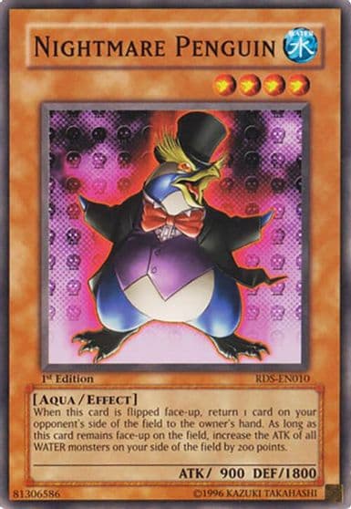 Nightmare Penguin Rise of Destiny Yu-Gi-Oh! card