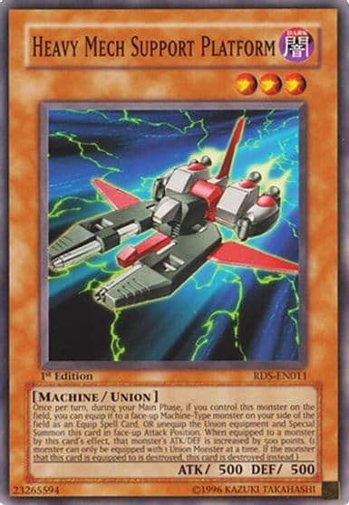 Heavy Mech Support Platform Rise of Destiny Yu-Gi-Oh! card