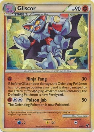 Gliscor (Cracked Ice Holo) Blister Exclusives Pokemon card