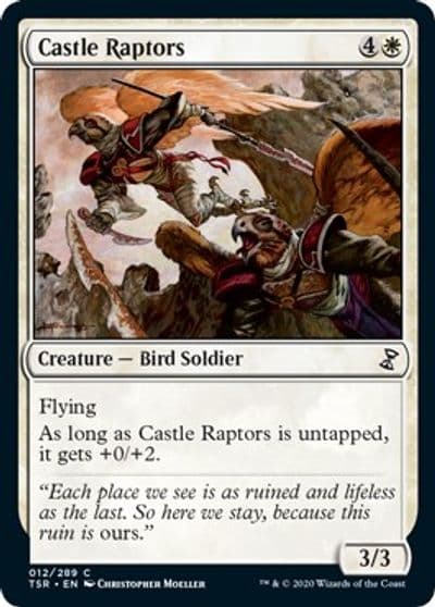 Castle Raptors Time Spiral: Remastered Magic card