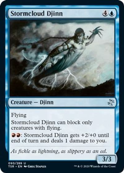 Stormcloud Djinn Time Spiral: Remastered Magic card