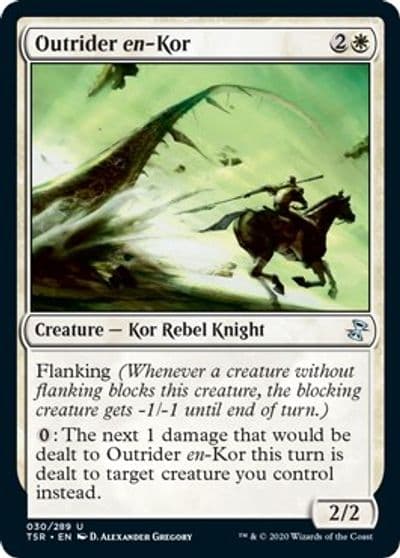 Outrider en Kor Time Spiral: Remastered Magic card