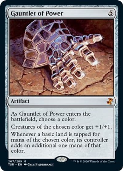 Gauntlet of Power Time Spiral: Remastered Magic card
