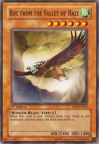Roc from the Valley of Haze Rise of Destiny Yu-Gi-Oh! card