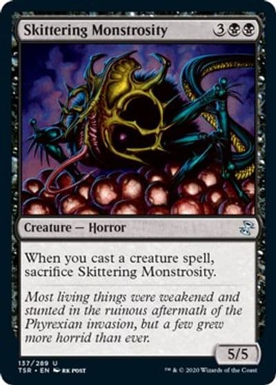 Skittering Monstrosity Time Spiral: Remastered Magic card