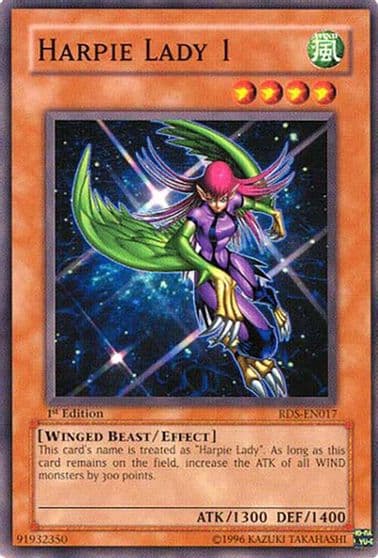 Harpie Lady 1 Rise of Destiny Yu-Gi-Oh! card