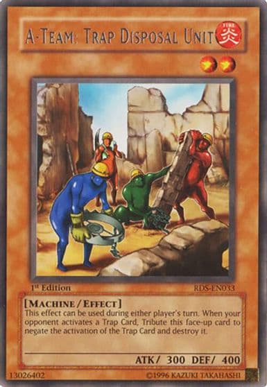 A Team Trap Disposal Unit Rise of Destiny Yu-Gi-Oh! card