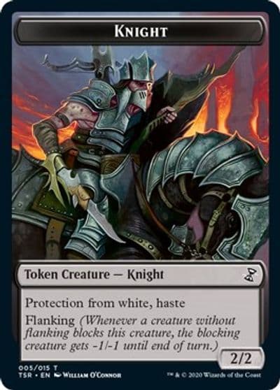 Knight Token Time Spiral: Remastered Magic card