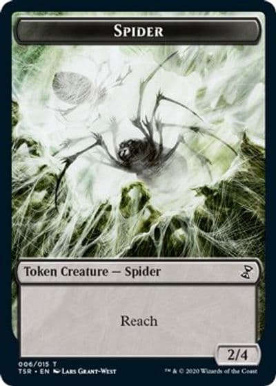 Spider Token Time Spiral: Remastered Magic card