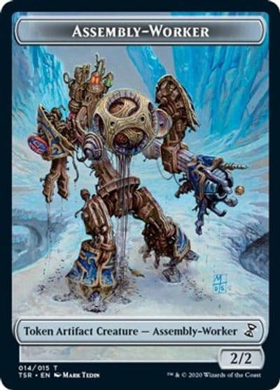 Assembly Worker Token Time Spiral: Remastered Magic card