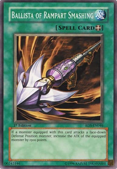 Ballista of Rampart Smashing Rise of Destiny Yu-Gi-Oh! card