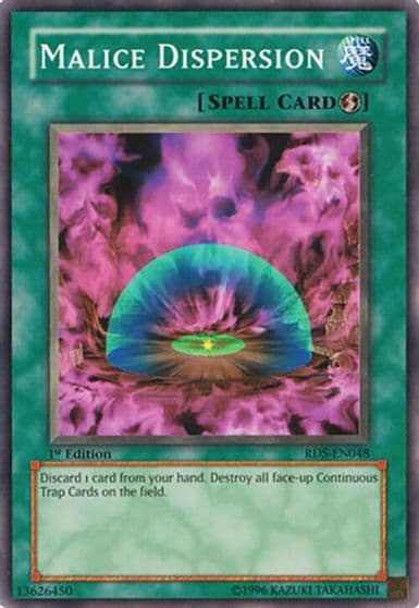 Malice Dispersion Rise of Destiny Yu-Gi-Oh! card