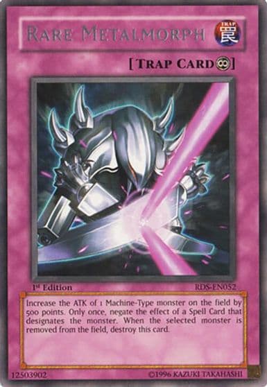 Rare Metalmorph Rise of Destiny Yu-Gi-Oh! card
