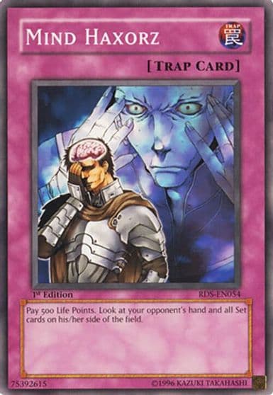 Mind Haxorz Rise of Destiny Yu-Gi-Oh! card