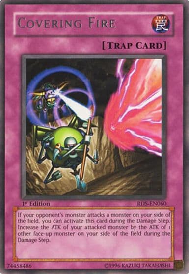 Covering Fire Rise of Destiny Yu-Gi-Oh! card
