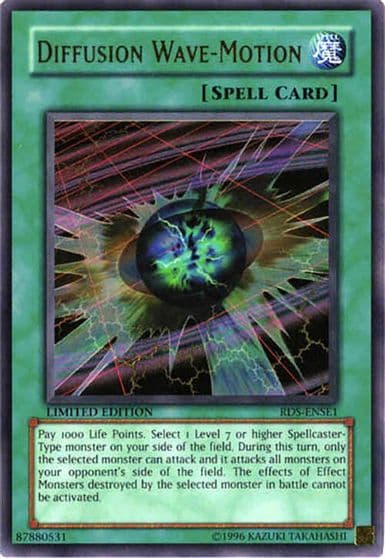 Diffusion Wave Motion Rise of Destiny Special Edition Yu-Gi-Oh! card