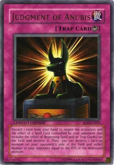 Judgment of Anubis Rise of Destiny Special Edition Yu-Gi-Oh! card
