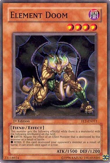 Element Doom Flaming Eternity Yu-Gi-Oh! card