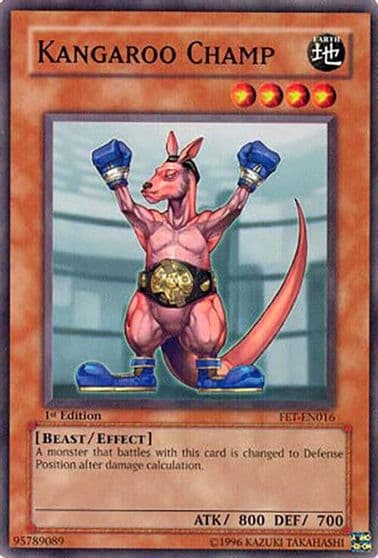 Kangaroo Champ Flaming Eternity Yu-Gi-Oh! card