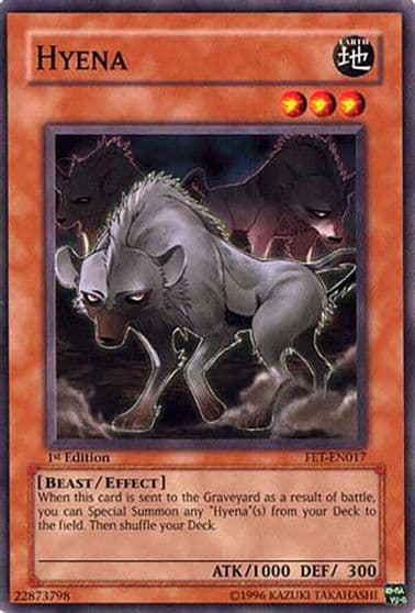 Hyena Flaming Eternity Yu-Gi-Oh! card