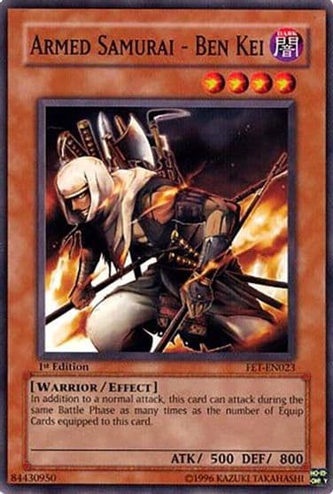 Armed Samurai Ben Kei Flaming Eternity Yu-Gi-Oh! card