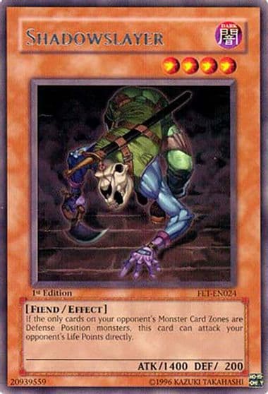 Shadowslayer Flaming Eternity Yu-Gi-Oh! card
