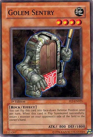Golem Sentry Flaming Eternity Yu-Gi-Oh! card