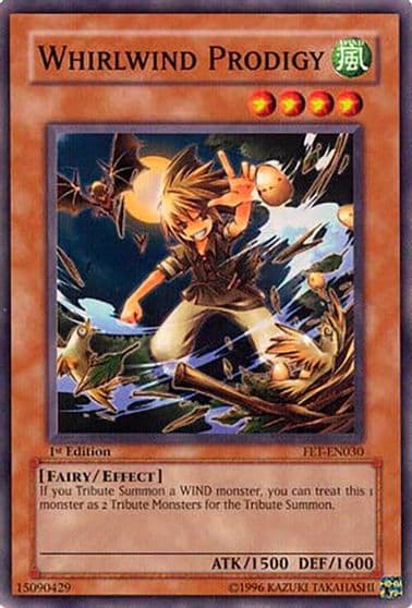 Whirlwind Prodigy Flaming Eternity Yu-Gi-Oh! card