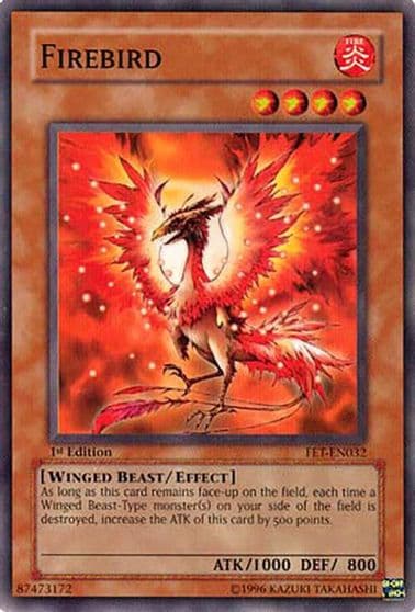 Firebird Flaming Eternity Yu-Gi-Oh! card