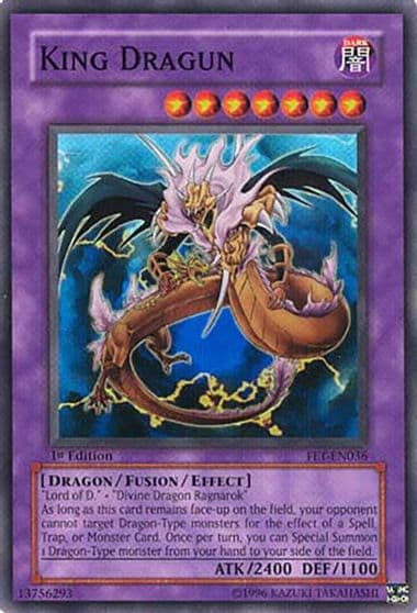 King Dragun Flaming Eternity Yu-Gi-Oh! card