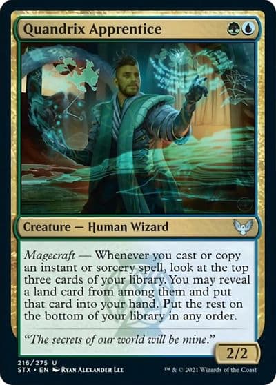 Quandrix Apprentice Strixhaven: School of Mages Magic card