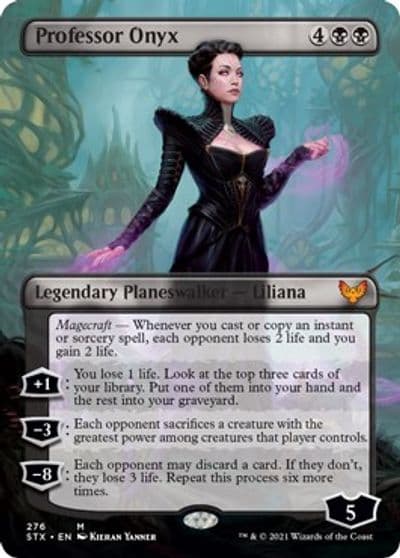 Professor Onyx Borderless Strixhaven: School of Mages Magic card