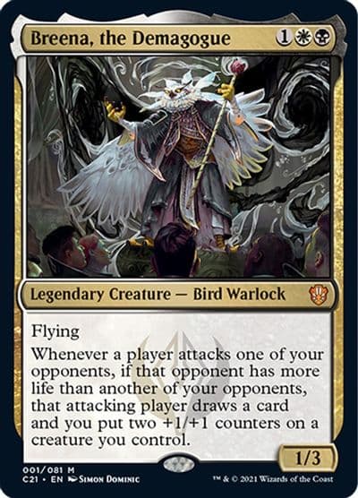 Breena the Demagogue Commander 2021 Magic card