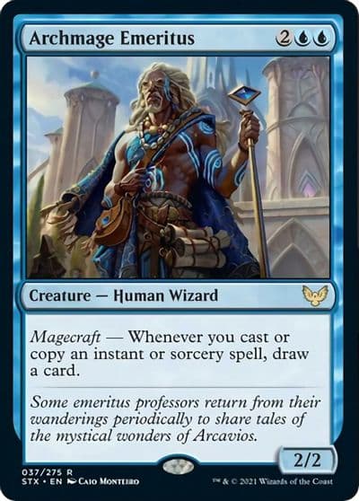 Archmage Emeritus Strixhaven: School of Mages Magic card