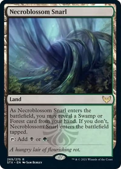 Necroblossom Snarl Strixhaven: School of Mages Magic card