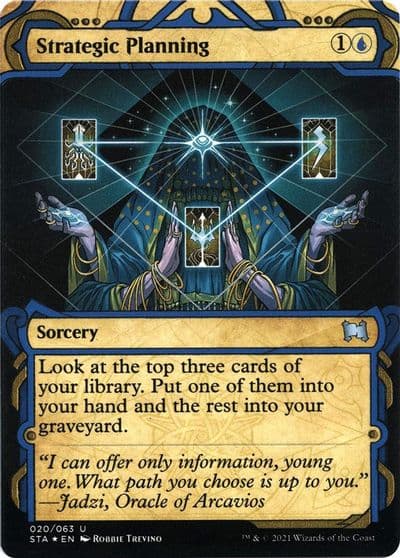 Strategic Planning Foil Etched Strixhaven: Mystical Archive Magic card