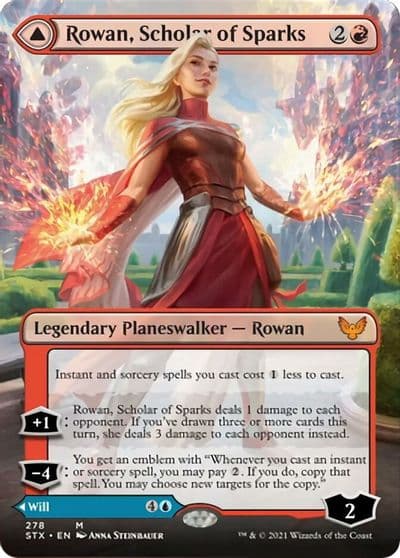 Rowan Scholar of Sparks Borderless Strixhaven: School of Mages Magic card