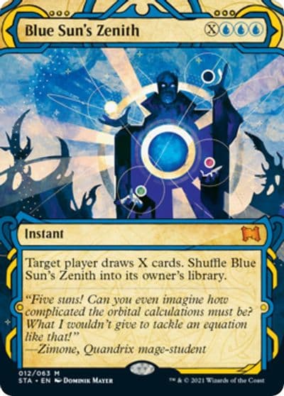 Blue Suns Zenith Strixhaven: Mystical Archive Magic card