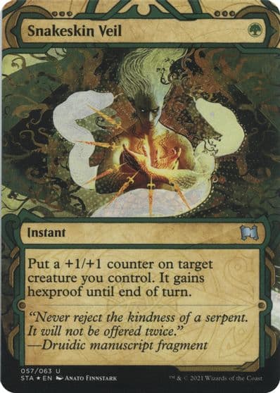Snakeskin Veil Foil Etched Strixhaven: Mystical Archive Magic card